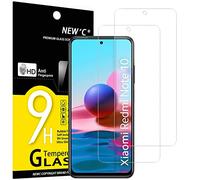 NEW'C 2 Pack Designed forXiaomi Redmi Note 10, Note 10 5G, Xiaomi POCO M5s, Screen Protector Tempered Glass,Case Friendly Scratch-proof, Bubble Free, Ultra Resistant