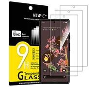 NEW'C 3 Pack Designed for Google Pixel 6 Screen Protector Tempered Glass,Case Friendly Scratch-proof, Bubble Free, Ultra Resistant