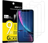 NEW'C 3 Pack Designed for iPhone 11 and iPhone XR Screen Protector (6.1"), Tempered Glass, Case Friendly Anti Scratch Bubble Free Ultra Resistant