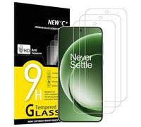 NEW'C 3 Pack Designed for OnePlus 15R, OnePlus Ace 6T (6.83 inches) Screen Protector,Tempered Glass,Case Friendly Scratch-proof, Bubble Free, Ultra Resistant