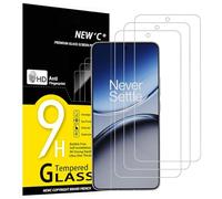 NEW'C 3 Pack Designed for OnePlus Nord 4 Screen Protector Tempered Glass,Case Friendly Ultra Resistant