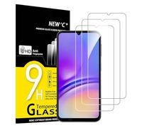 NEW'C 3 Pack Designed for Samsung Galaxy A07 2025, Galaxy A05, A05s Screen Protector Tempered Glass,Case Friendly Scratch-proof, Bubble Free, Ultra Resistant