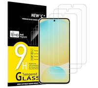 NEW'C 3 Pack Designed for Samsung Galaxy S25 Screen Protector Tempered Glass, Bubble Free, Ultra Resistant