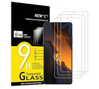 NEW'C 3 Pack Designed for Xiaomi POCO F5, F5 Pro Screen Protector Tempered Glass, Bubble Free, Ultra Resista