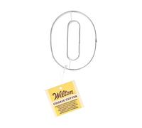 NewCakes B.V. Wilton Cookie Cutter Number 0: Stainless Steel Letters Cookie Cutters for Biscuits, Cookies and Fondant Decorations, Dishwasher Safe - 7,5 cm