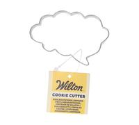 NewCakes B.V. Wilton Cookie Cutter Text Cloud: Stainless Steel Cookie Cutters for Biscuits, Cookies, Fondant Decorations and More, Dishwasher Safe - 7,5 cm