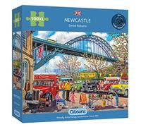 Gibsons Newcastle 500 Extra Large Piece Jigsaw Puzzle for Adults | Vintage Cars British Traditional Nostalgic Jigsaw Sustainable Premium 100% Recycled Board | Great Gift | Gibsons Games