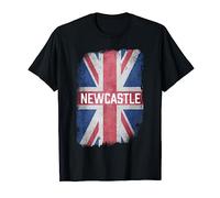 Newcastle | British United Kingdom Flag Vintage UK Souvenir T-Shirt