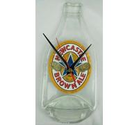Newcastle Brown Ale Wall Clock Genuine Recycled Novelty Bottle Wallclock and Label in Presentation Box Great Clock Gift.
