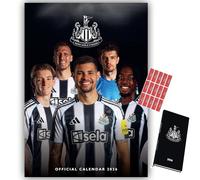Newcastle Calendar 2026 A3 Wall Calendar & Slim Pocket Diary Gift Set Bundle with FREE Orgaisational Stickers