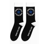 Newcastle Cotton Rich Socks UK 7-11 - Stylish Blue Star Geordie Design - Soft, Durable & Comfortable Everyday Wear Toon Socks