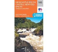 Newcastle Emlyn / Castell Newydd Emlyn Map | Llandysul & Cynwyl Elfed | Ordnance Survey | OS Explorer Map 185 | Wales | Walks | Hiking | Maps | Adventure