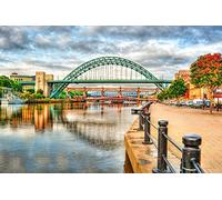 Newcastle England Diy Painting By Numbers For Adults, Paint By Number Kit On Canvas For Beginners, New Painters, Gift Package 40X50Cm/15.8X19.7Inch