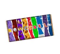 Newcastle England Football Club Team Chocolate Bar Wrapper Novelty Gift Present On Birthday SportDay CH-9357 (without chocolate bar (wrapper only))