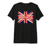Newcastle England Great Britain United Kingdom Souvenir Flag Premium T-Shirt