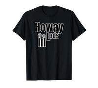 Newcastle Fan Howay the Lads Black and White T-Shirt