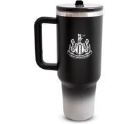 Hy-Pro Officially Licensed Newcastle 40oz/1.18 L Thermal Flask & Handle - Metal Water Bottle with Straw, Portable Water Bottle for Sports & Daily Use - Stainless Steel Design