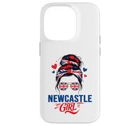 Newcastle Girl British Flag UK Women's Patriotic Sunglasses Case for iPhone 14 Pro