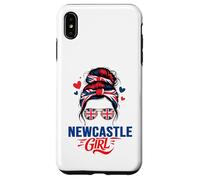 Newcastle Girl British Flag UK Women's Patriotic Sunglasses Case for iPhone XS Max
