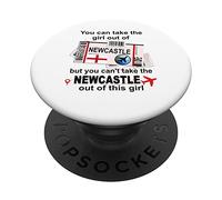 Newcastle Girl - Newcastle Boarding Pass - Newcastle PopSockets Swappable PopGrip
