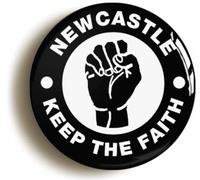 Newcastle Keep The Faith Northern Soul Fridge Magnet (Circular 2inch / 50mm Diameter)