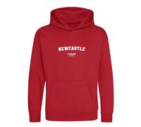 Newcastle Kids Hoodie - Red / 9-11 years