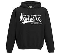 Newcastle One Life, One Club. Premium Hoodie Gift Large Black