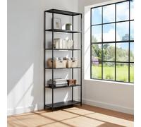 Newcastle Shelving Unit - Open - Tall - Black