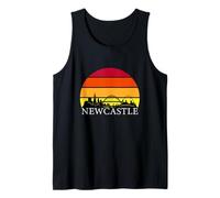 Newcastle Skyline - Tyne Bridge and Urban Landmarks Tank Top