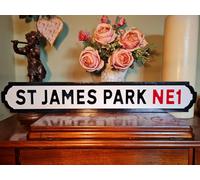 Newcastle St James Park Football Ground Indoor Street Sign United