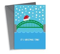 Newcastle Tyne Bridge Christmas Card