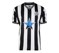 Newcastle United 1984 Retro Football Shirt Medium Polyester