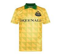 Newcastle United 1985 Short Sleeve Shirt - Yellow/Green, Small
