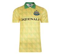 Score Draw Newcastle United 1996 Away Shirt Men's Yellow Polyester