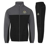 Newcastle United Boys Tracksuit Jacket & Pants Set Kids Official Football