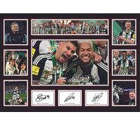 Newcastle United Champions Team 2025 Signed Poster Print - Carabao Cup Victory Collage - Autographed Wall Art Featuring Guimarães, Isak, Joelinton & Eddie Howe, A0 GIGANTIC Poster (1200x840mm)