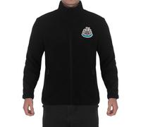 Newcastle United F.C. Men's Official Full Zip Fleece Jacket - Black, XL