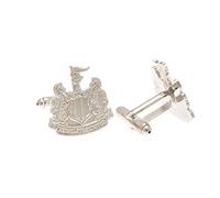 Newcastle United F.C. Silver Plated Cufflinks CR Official Merchandise