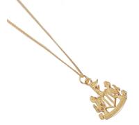 Newcastle United FC 18ct Gold Plated on Silver Pendant & Chain