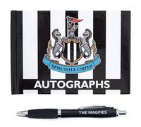 Newcastle United Fc Autograph Book & Pen Black/white (One Size)