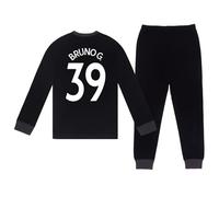 Newcastle United FC Boys Bruno G. 39 Long Pyjamas Black 7-8 Years