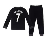 Newcastle United FC Boys Joelinton 7 Long Pyjamas Black 9-10 Years