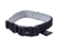 Newcastle United Fc Dog Collar Black/blue (One Size- Length: 40Cm-50Cm)