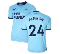 Newcastle United FC Men's Mens 2021 - 2022 Third Shirt - Almiron 24 in Blue | Size: Medium Newcastle United FC Blue M