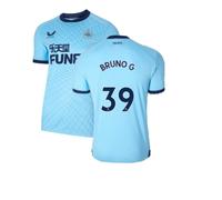 Newcastle United FC Men's Mens 2021 - 2022 Third Shirt - Bruno G. 39 in Blue | Size: Medium Newcastle United FC Blue M