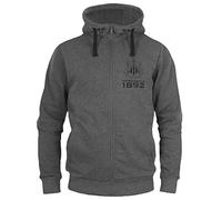 Newcastle United FC Official Football Gift Mens Zip Hoody Fleece Grey Medium