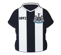 Newcastle United FC Official Kit Magnet, Black and White Striped Jersey Design with Club Crest, 1892 Established Date, 9cm x 8cm