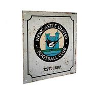 Newcastle United FC Retro Logo Sign