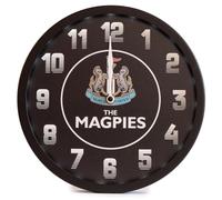 Newcastle United FC The Magpies LED Wall Clock (One Size) (Black/White)