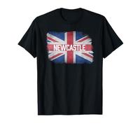 Newcastle | United Kingdom British Flag Vintage UK Souvenir T-Shirt